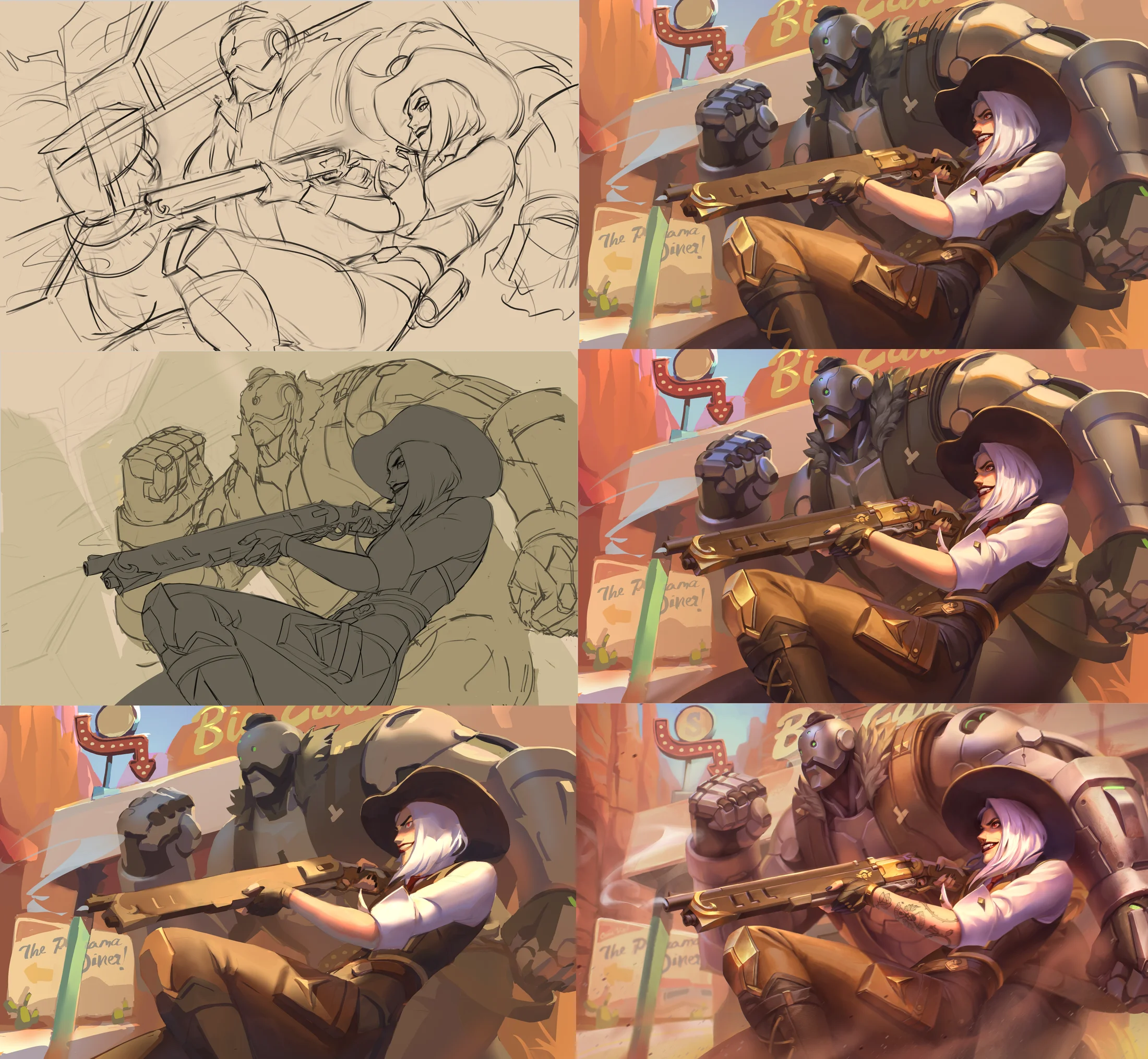 Character Eleven creation process image 1.