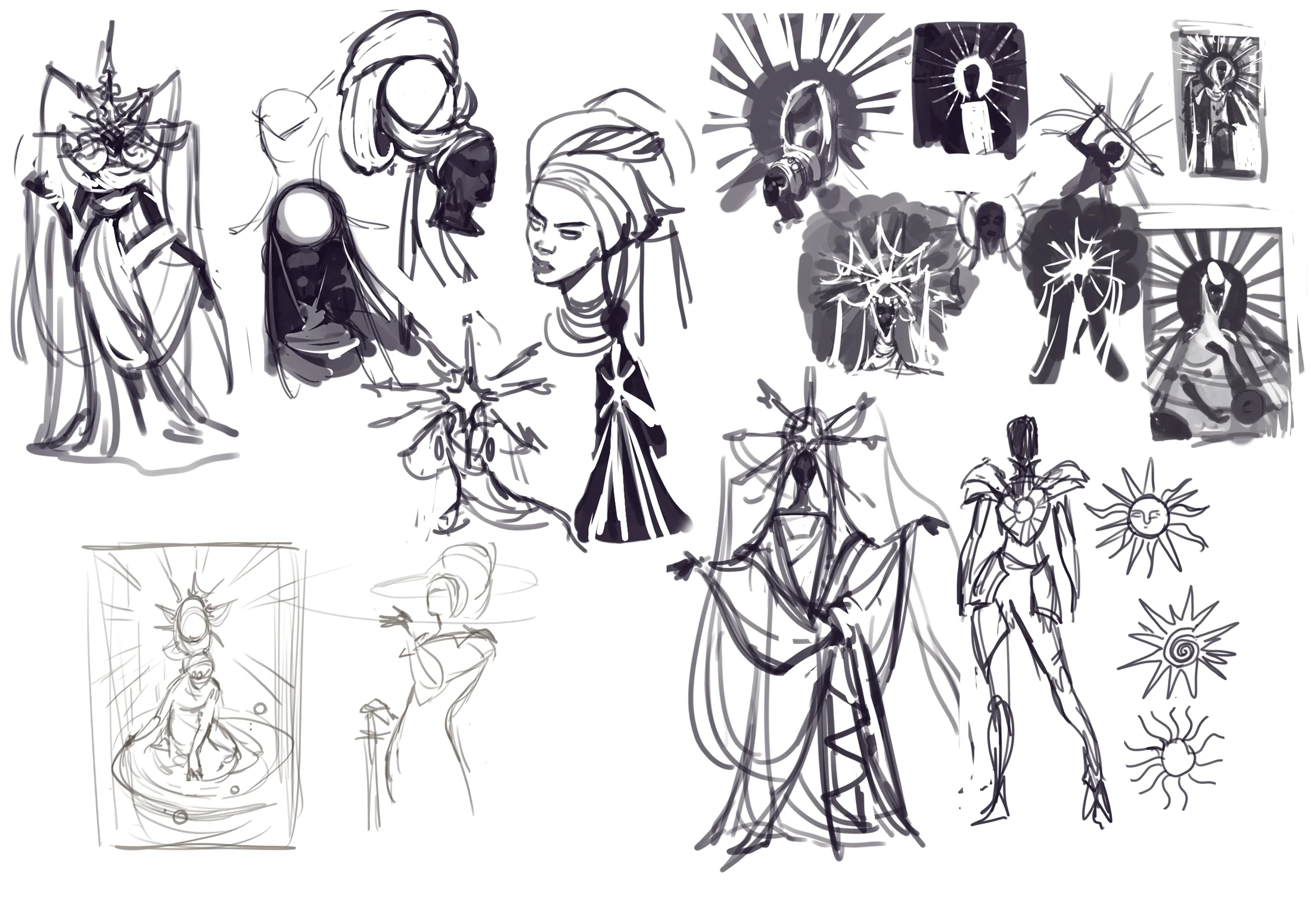 Character Four creation process image 1.